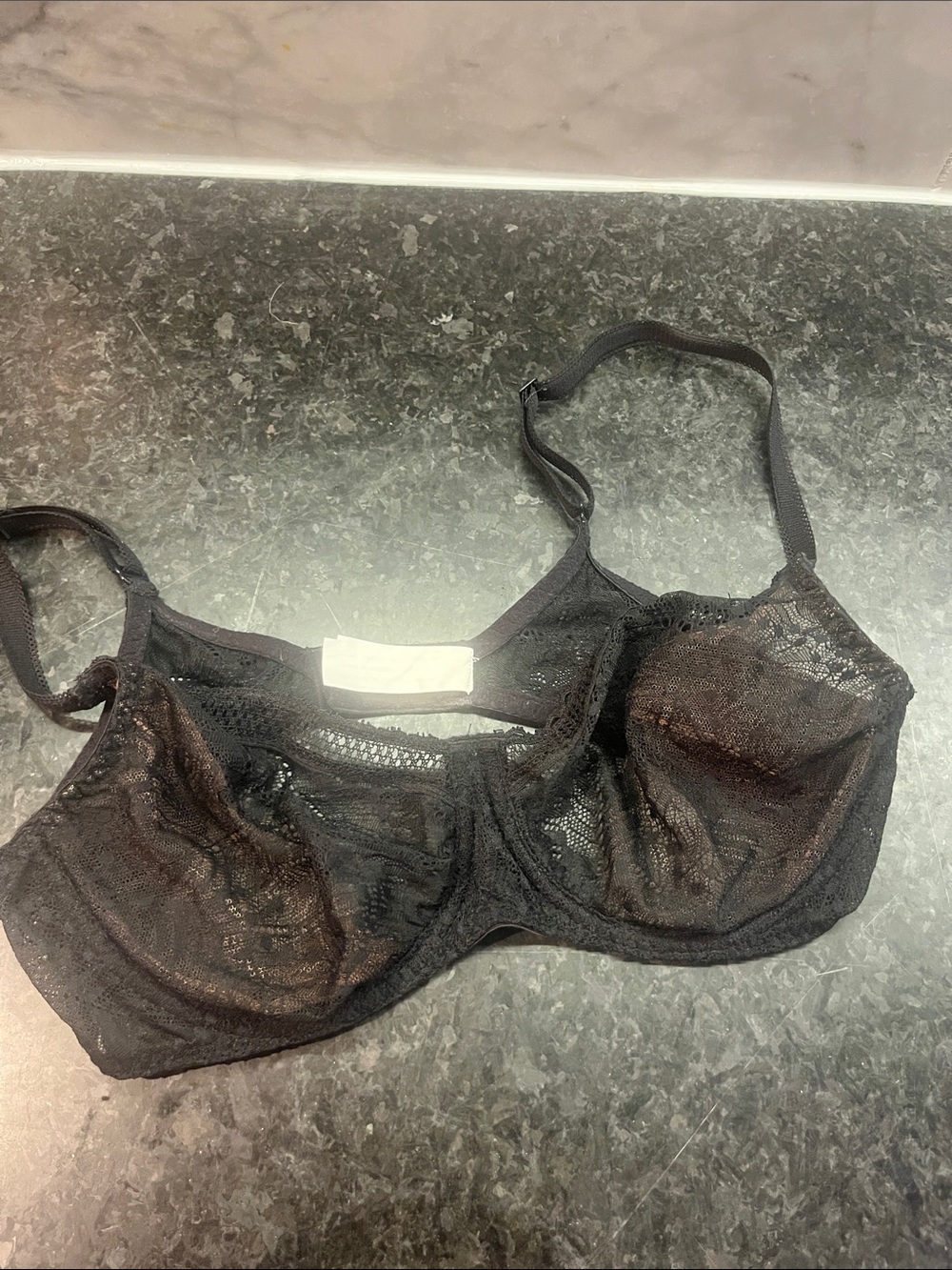 Black SIMONE PERELE Lace-Trim Bra